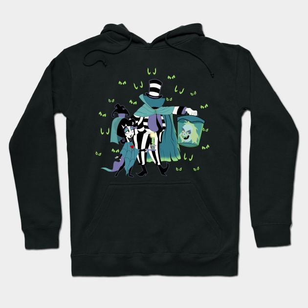 Hatbox Ghost With The Most Hoodie by CircleOfVillains